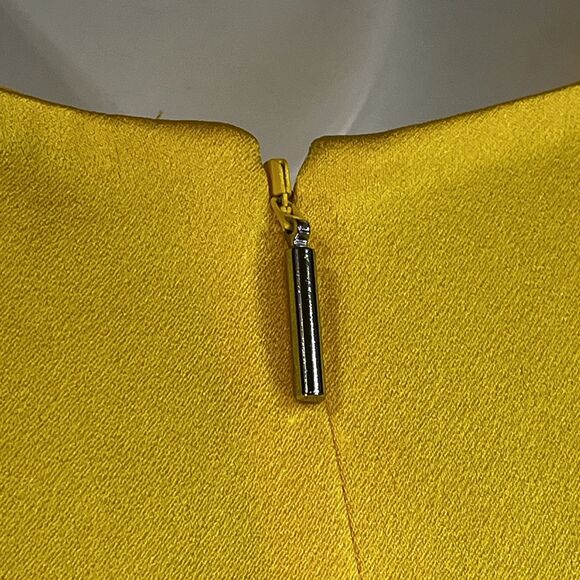 Jason Wu Dress Womens 6 Yellow Lemon Sleeveless‎ Maxi Fit Flare Formal Elegant - Picture 7 of 16